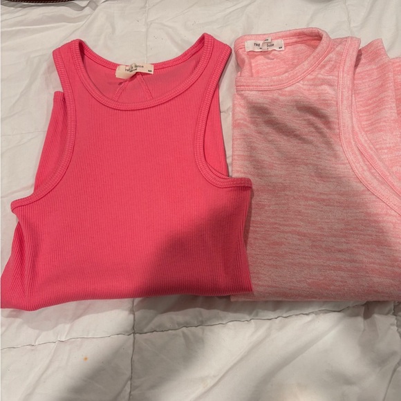 Pink Ribbed Tank Top 2 - Picture 5 of 13